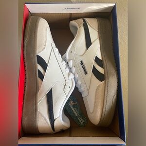 Womens Reebok Forte Lounger Double Up/White Natural/Black Trim Sneakers Shoes